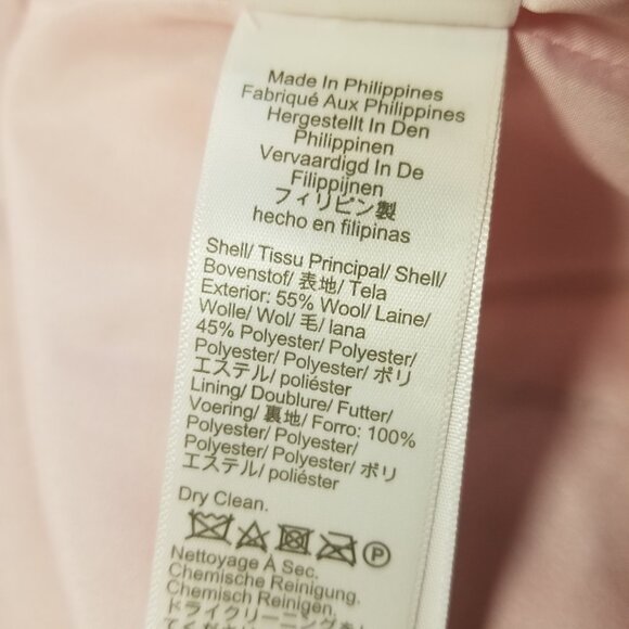 J Crew Re Imagined Pink Houndstooth Campbell Blazer Jacket *  Ladies Size 8 - Picture 11 of 11